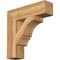 Ekena Millwork Balboa Block Rough Sawn Bracket, Western Red Cedar, 6"W x 24"D x 24"H BKT06X24X24BOA05RWR - alternate 1